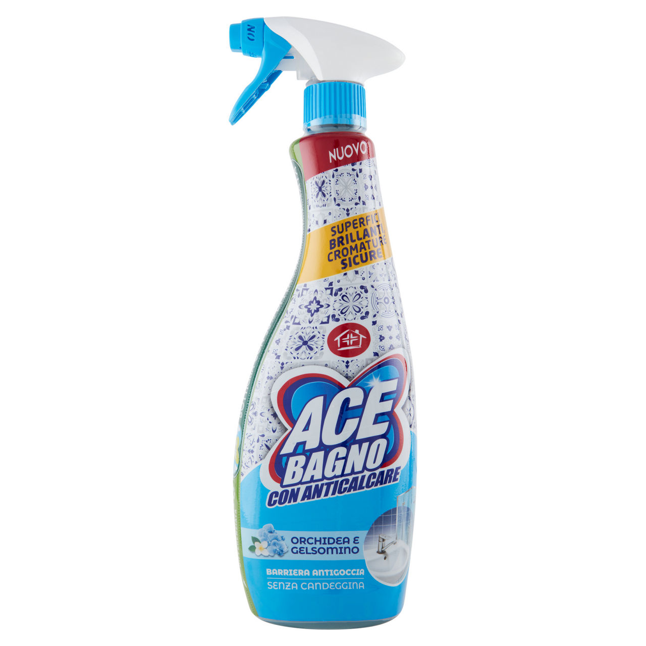 Detergente spray bagno con anticalcare orchidea e gelsomino 600 ml