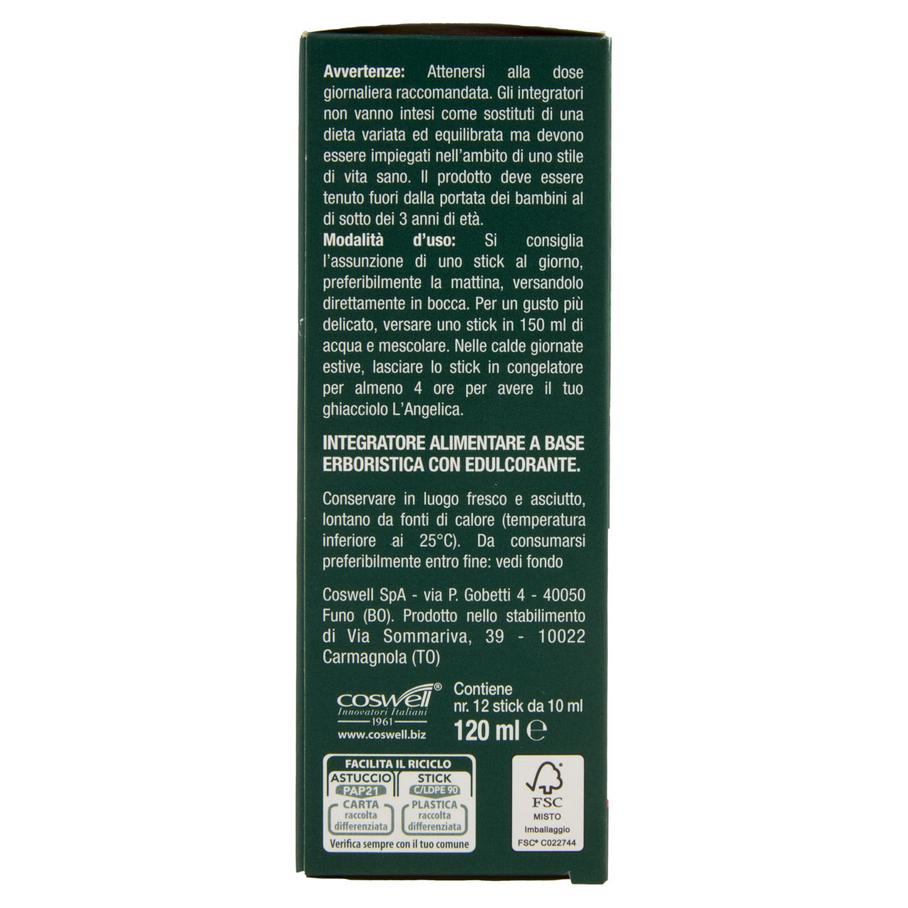 Integratore alimentare Drena e Slim ananas Plus gambe leggere 12 stick liquidi - Immagine 31