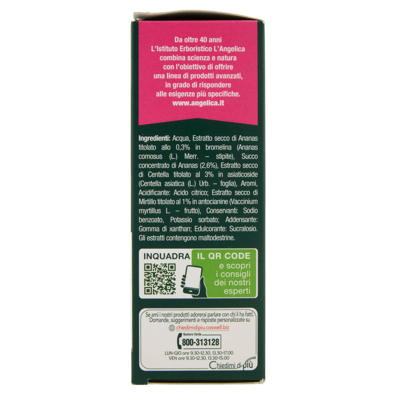 Integratore alimentare Drena e Slim ananas Plus gambe leggere 12 stick liquidi - Immagine 41