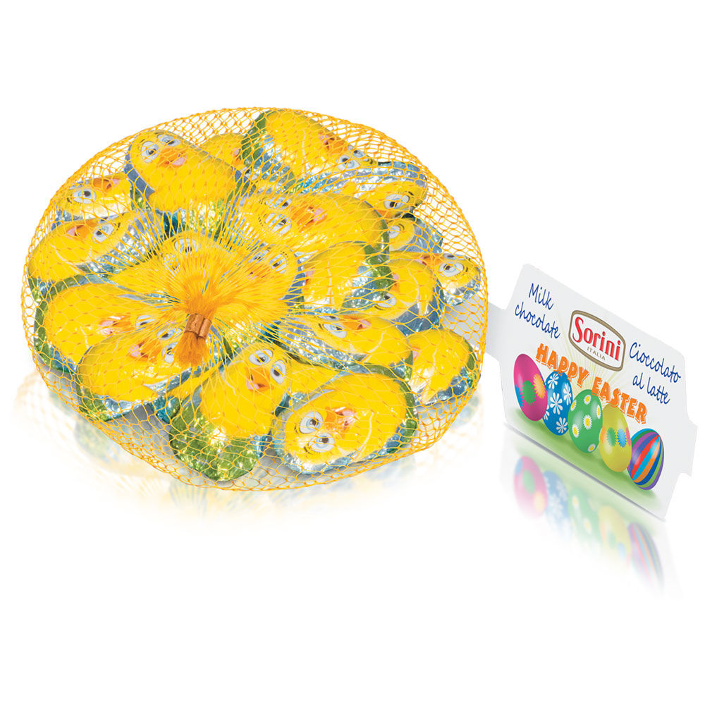 Cioccolatini pulcini di pasqua in retina 70 gr