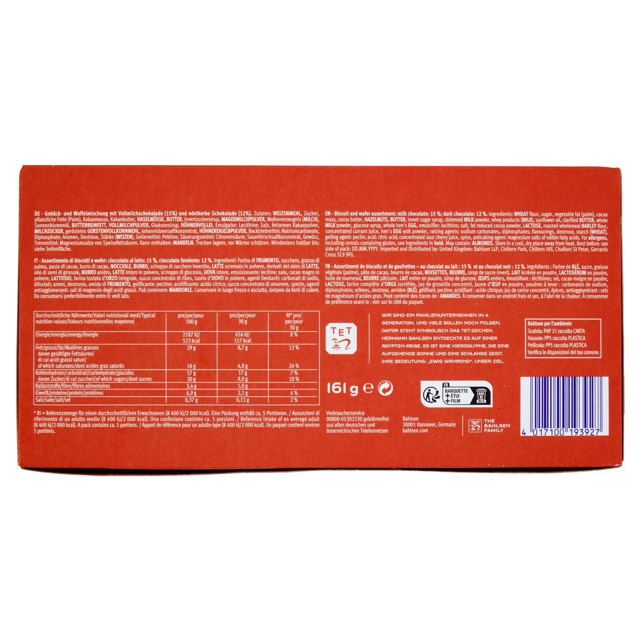 Biscotti e wafer gusti assortiti 161 gr - Immagine 51