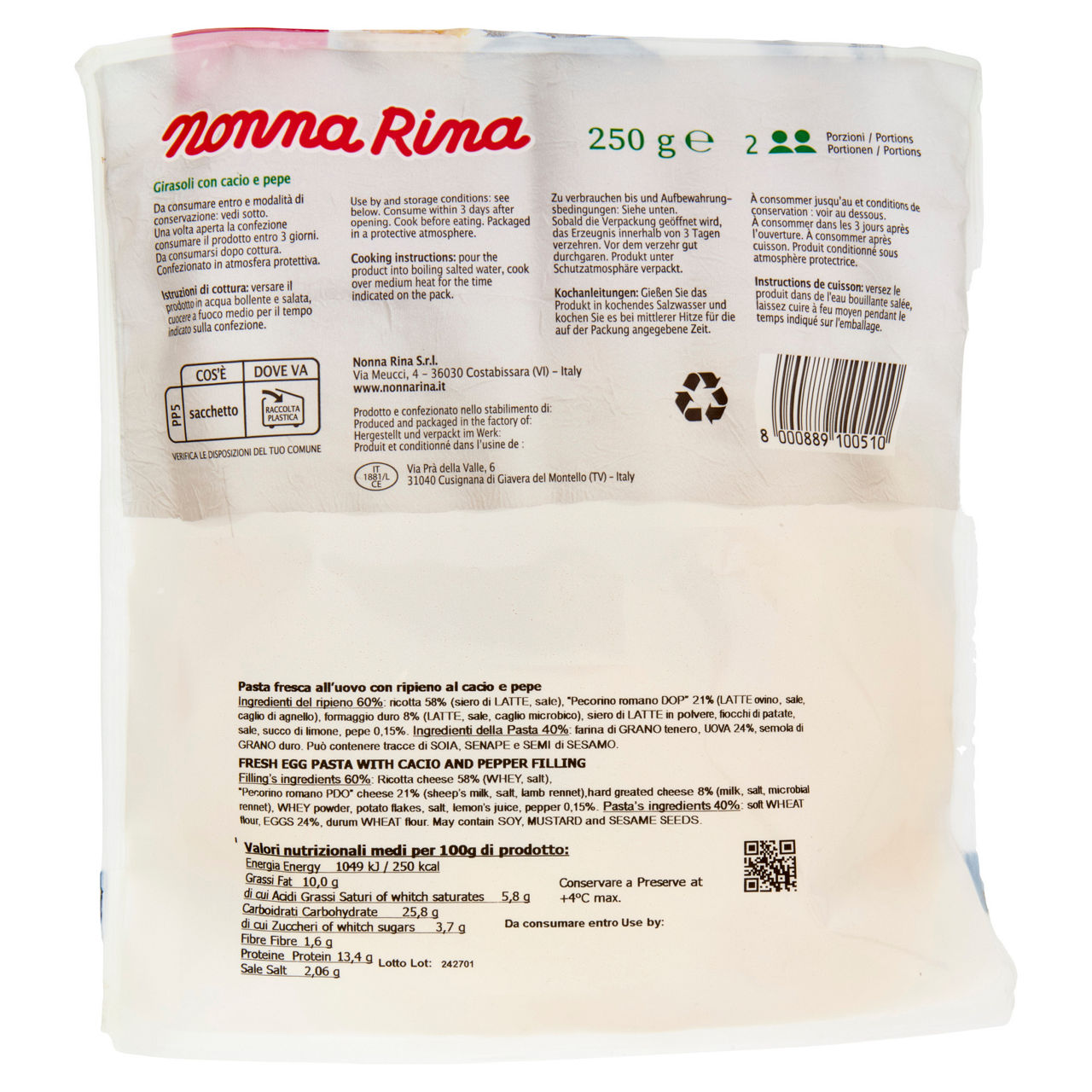 Girasoli cacio e pepe 250 gr - Immagine 51