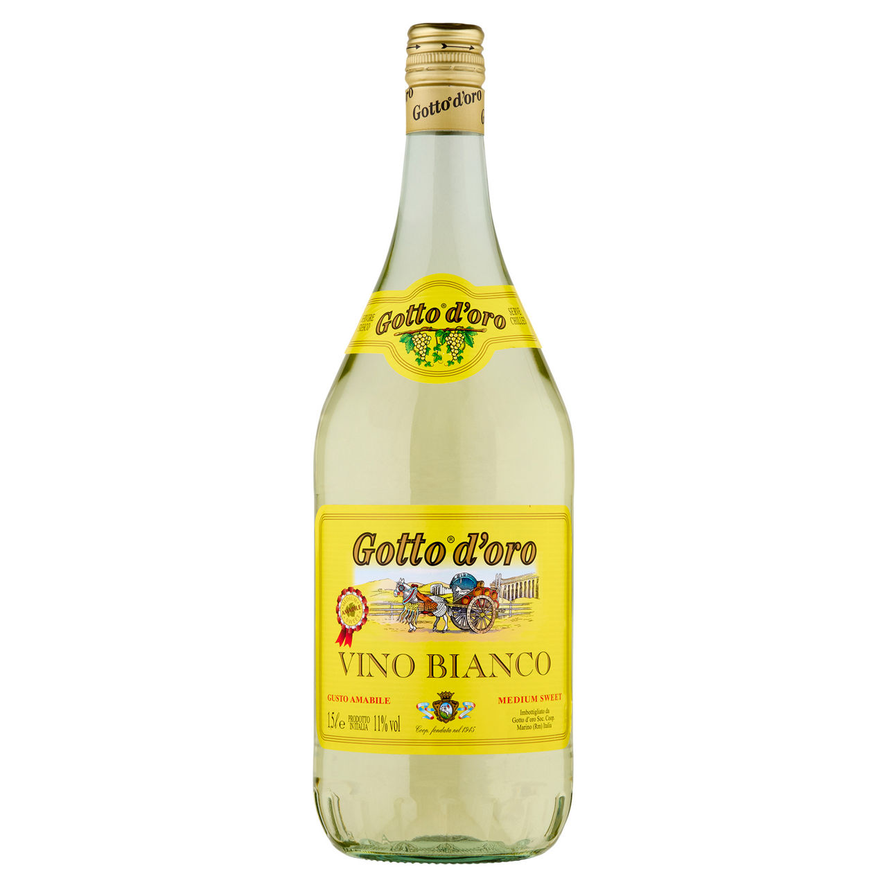 Vino bianco amabile 1,5 lt - Immagine 01