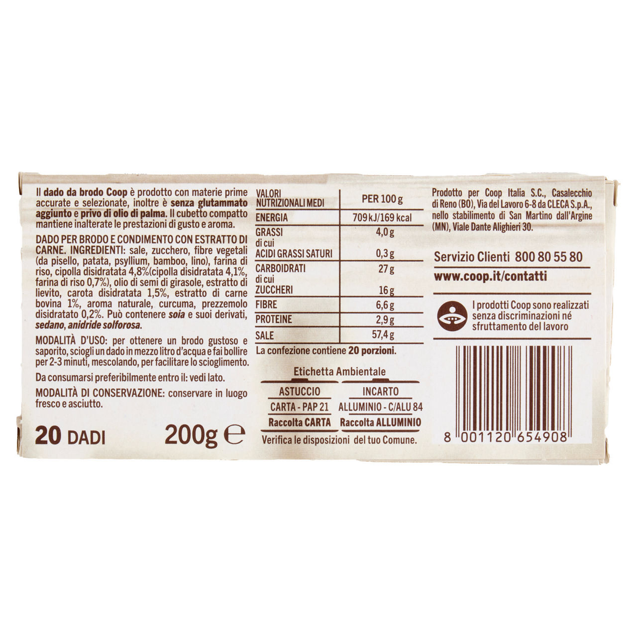 Dado da brodo con carne 20 pz 200 gr - Immagine 41