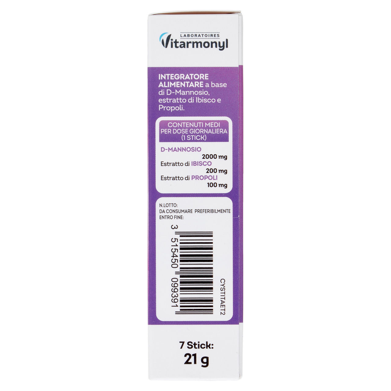Integratore cisti Mannosio forte 7 stick - Immagine 41