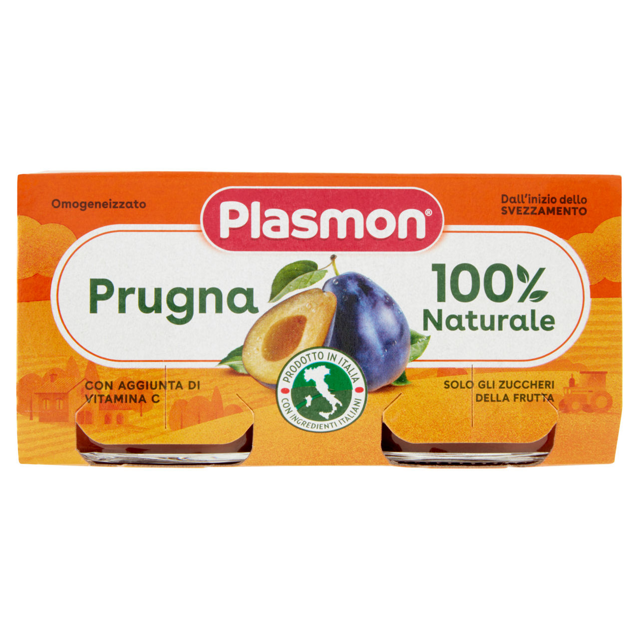 Omogeneizzato alla prugna 2 pz x 80 gr