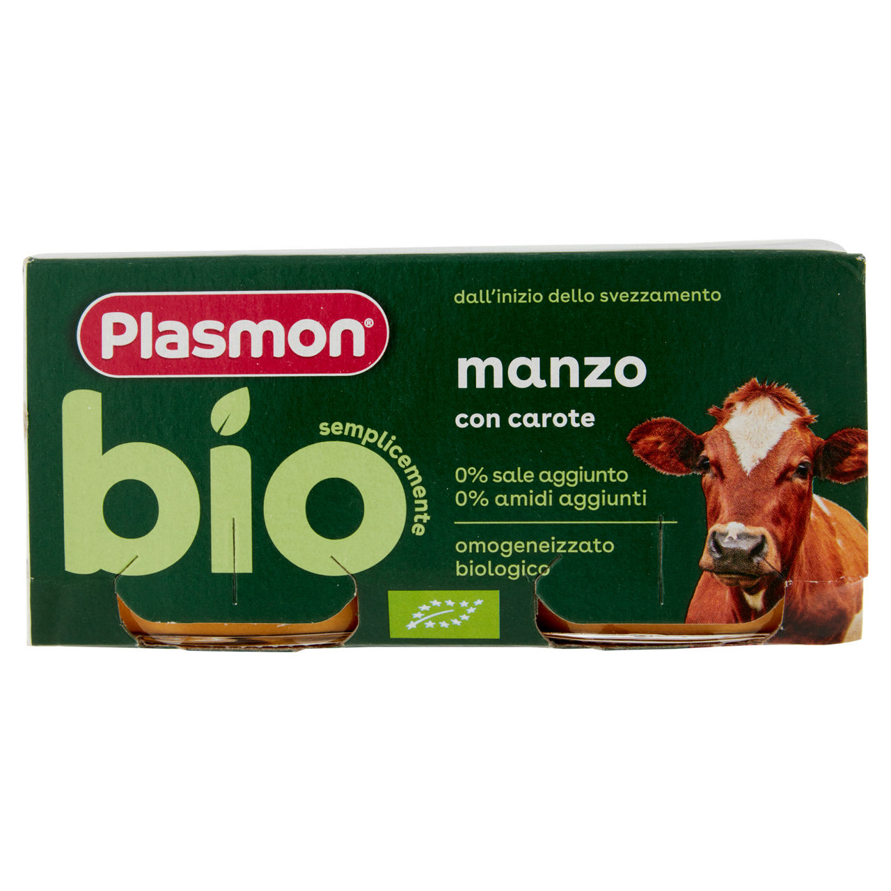 Omogeneizzato manzo bio plasmon g 2x80 g 160 - Immagine 01