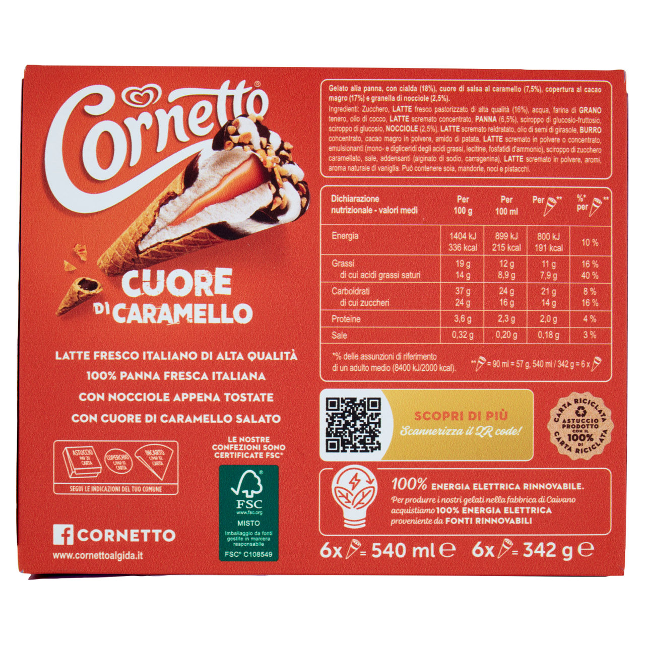 Cono gelato cuore di caramello 6 pz 342 gr - Immagine 51