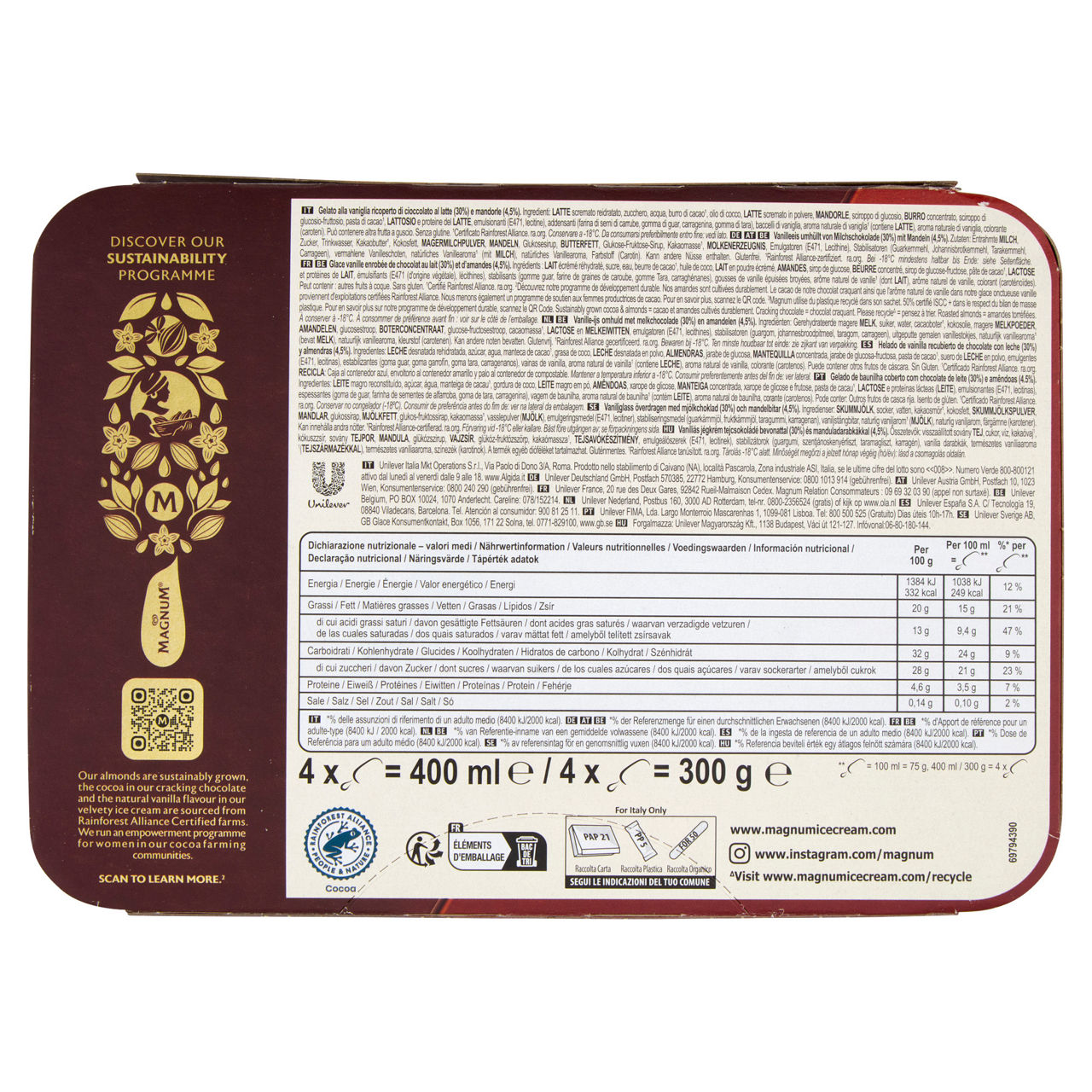 Stecco gelato alle mandorle 4 pz 300 gr - Immagine 21