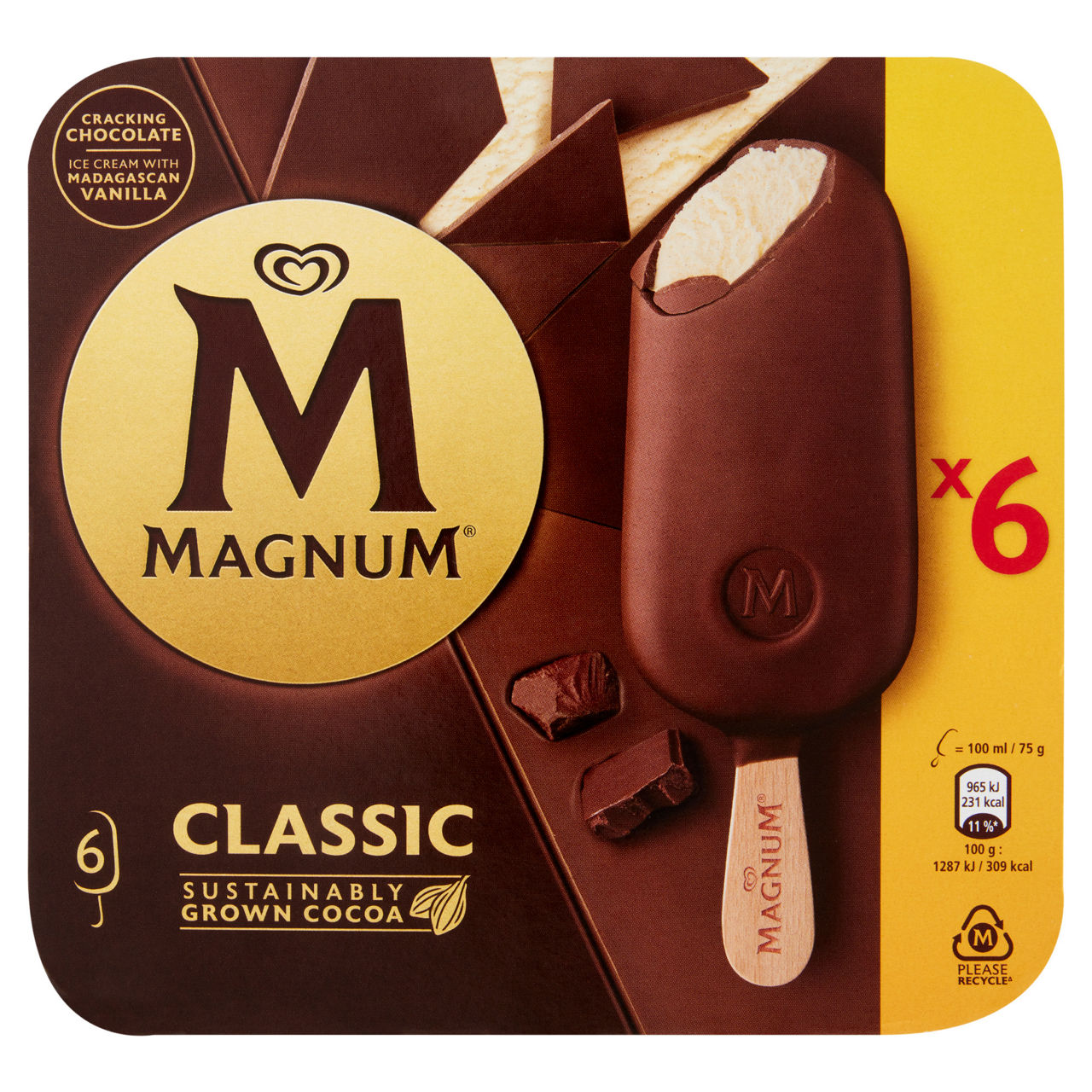 Stecco gelato Classico 6 pz 474 gr