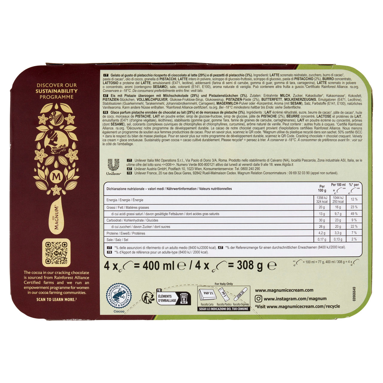 Stecco gelato al pistacchio 4 pz 308 gr - Immagine 11