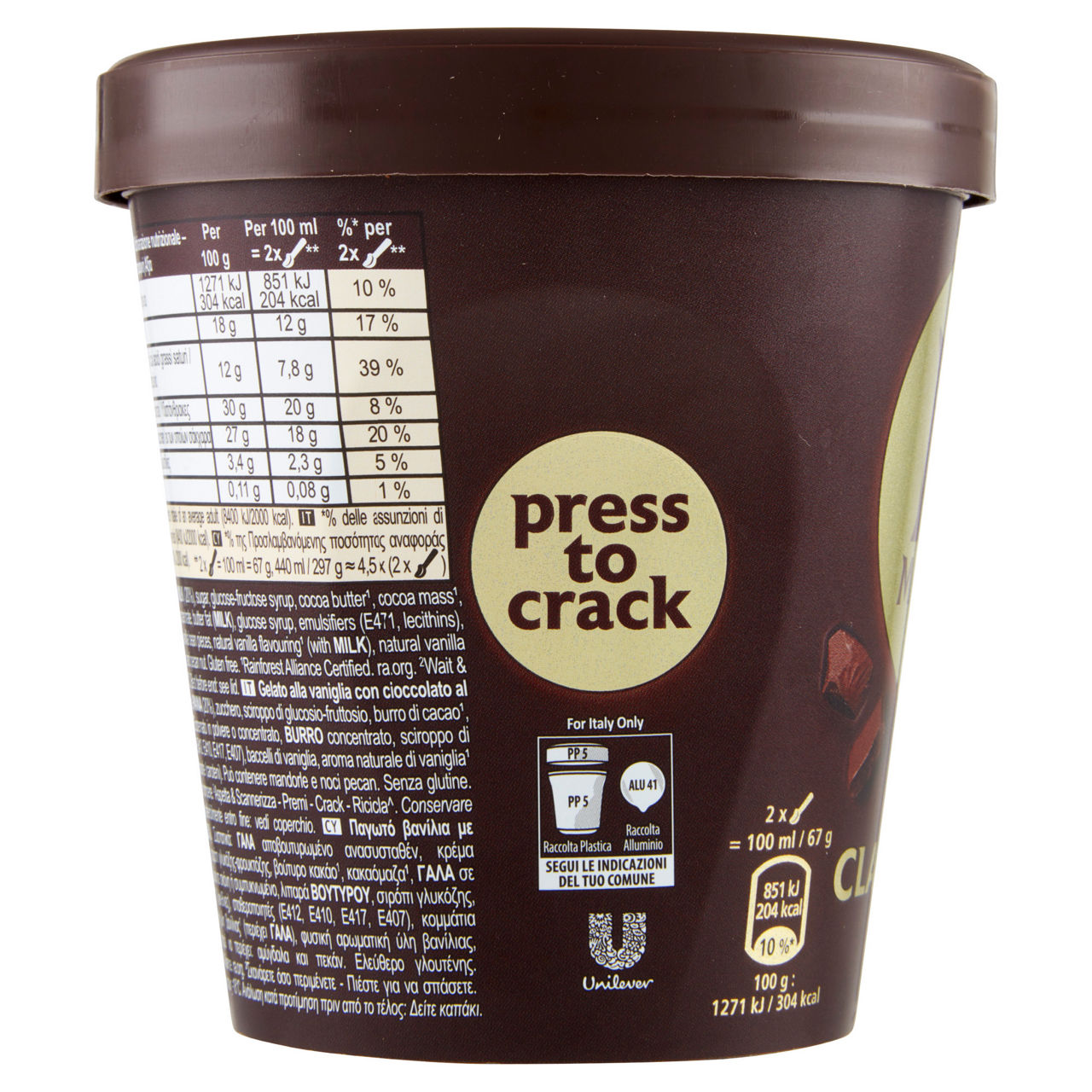 Gelato Classico alla vaniglia con cioccolato 297 gr - Immagine 51