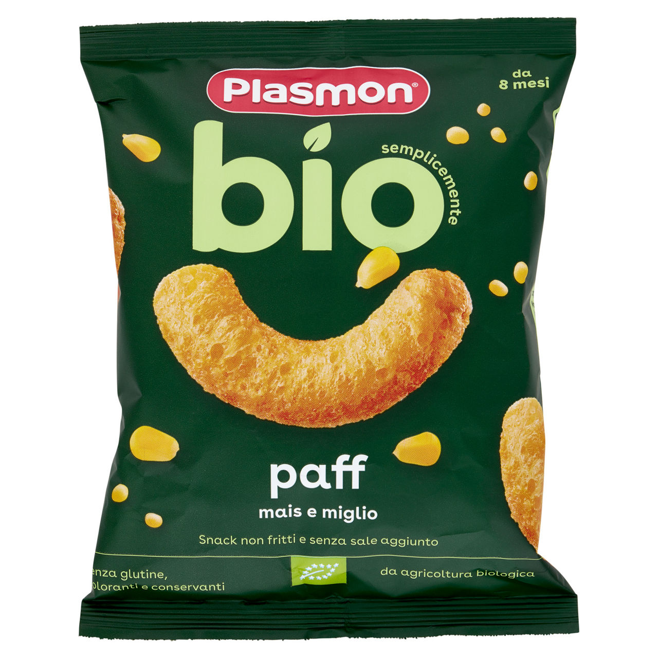 Snack paff mais e miglio bio 8+ mesi 150 gr - Immagine 01