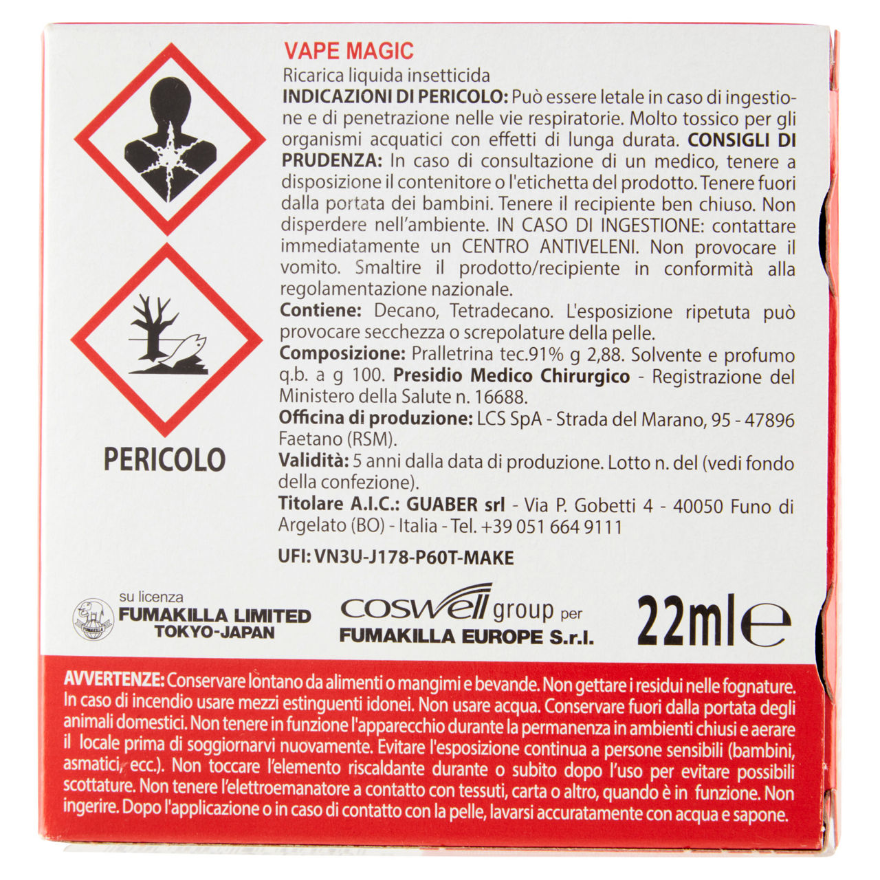 Insetticida elettroemanatore mosche e zanzare con ricarica liquida 480 ore 22 ml - Immagine 31