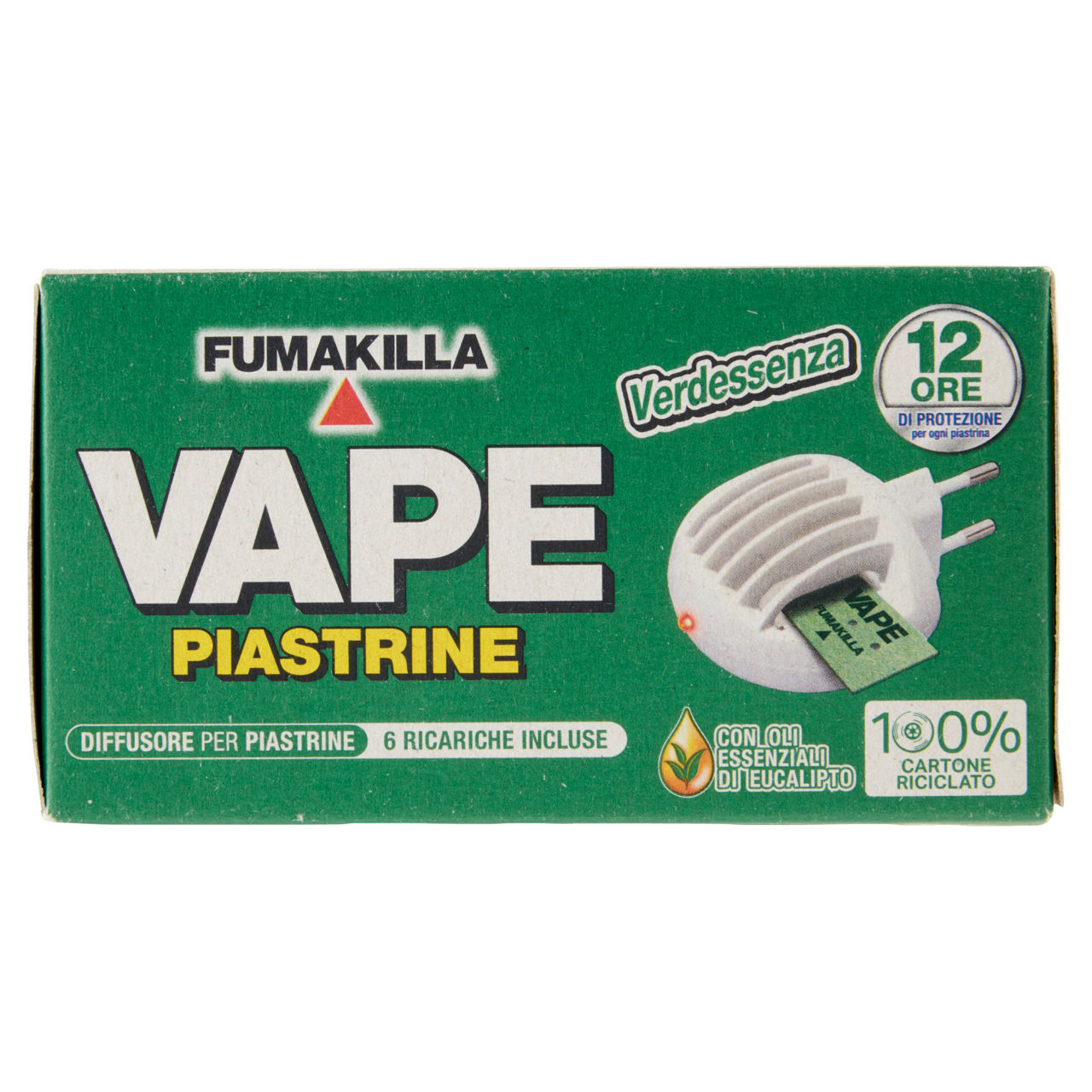 Insetticida diffusore per piastrine con ricarica e spina 6 piastrine - Immagine 11