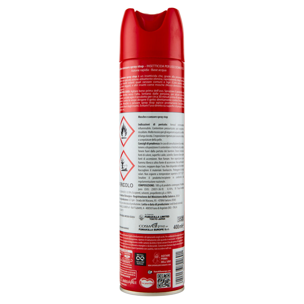 Insetticida spray contro mosche e zanzare 400 ml - Immagine 31