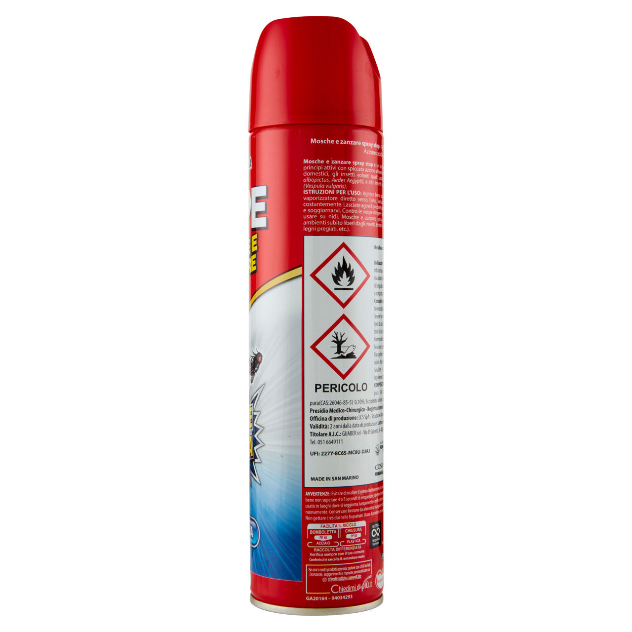 Insetticida spray contro mosche e zanzare 400 ml - Immagine 11