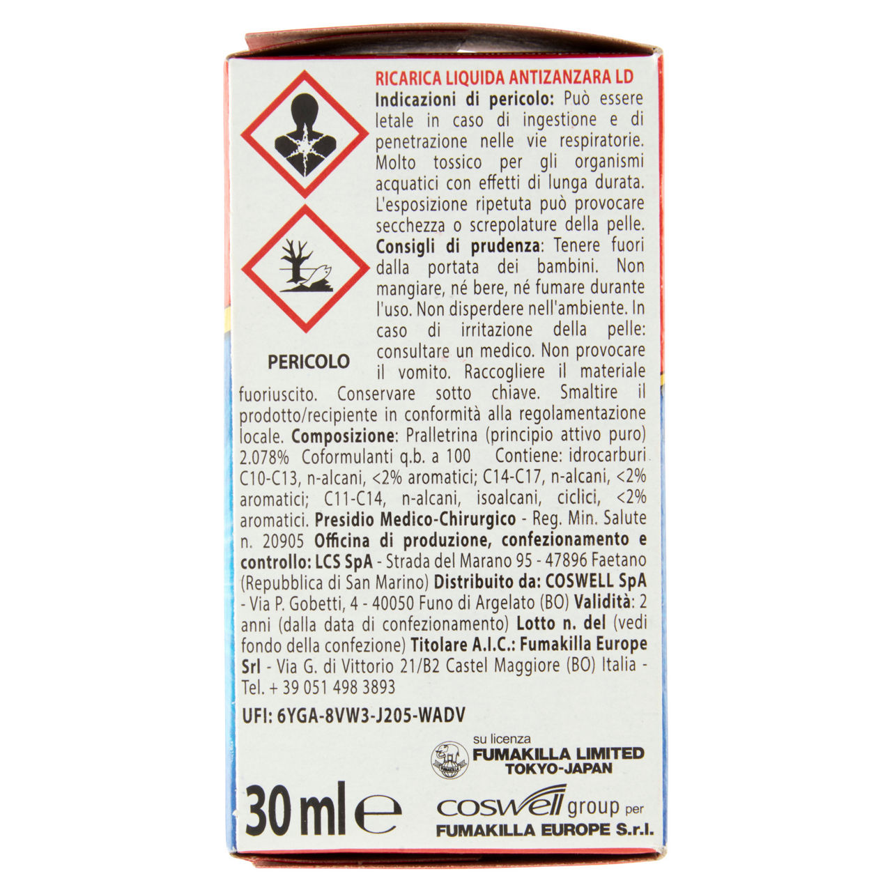 Ricarica liquida classic per insetticida 60 notti 30 ml - Immagine 11