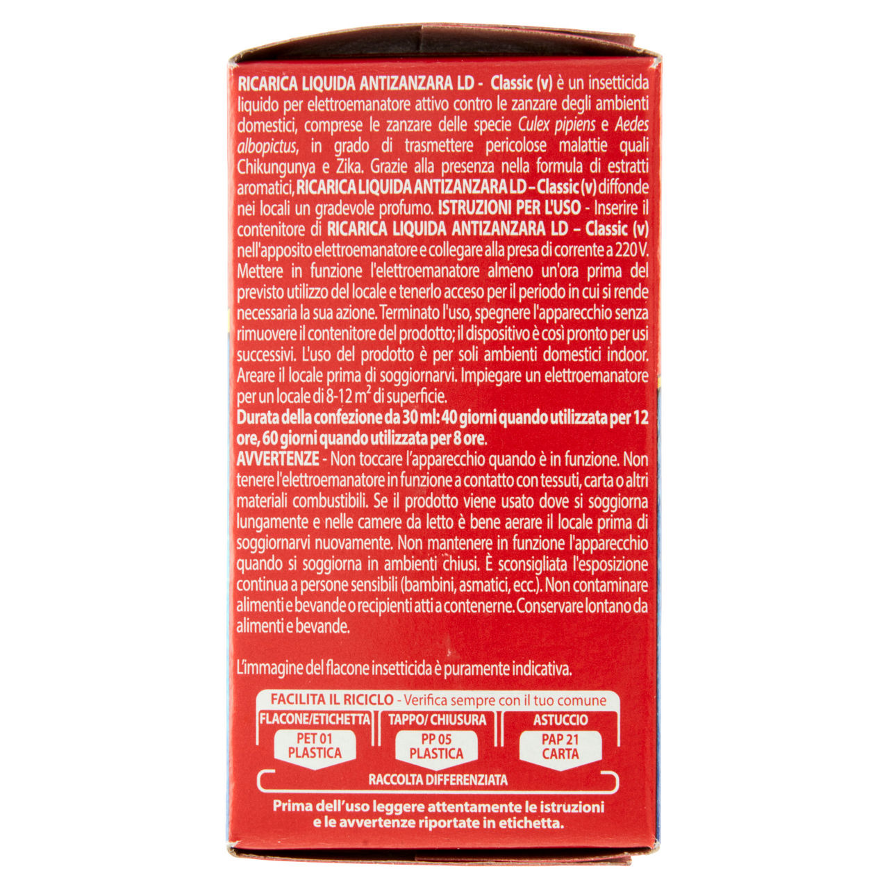 Ricarica liquida classic per insetticida 60 notti 30 ml - Immagine 41