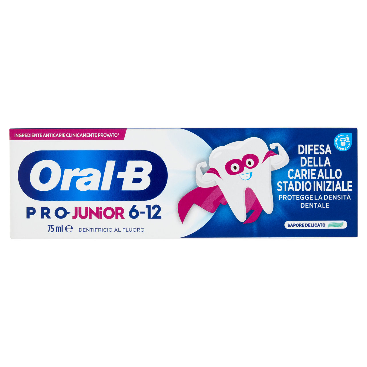 Dentifricio oral b pro junior 6-12 anni ml 75 - Immagine 01