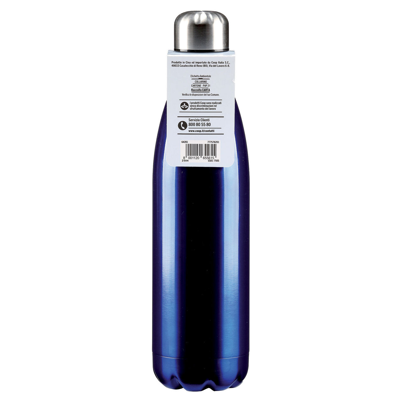 Bottiglia termica blu 750 ml - Immagine 11