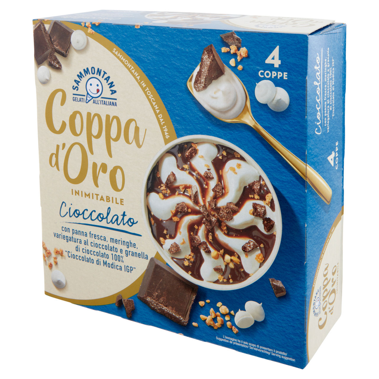 Coppetta gelato alla panna variegata al cioccolato 4 pz 360 gr - Immagine 61