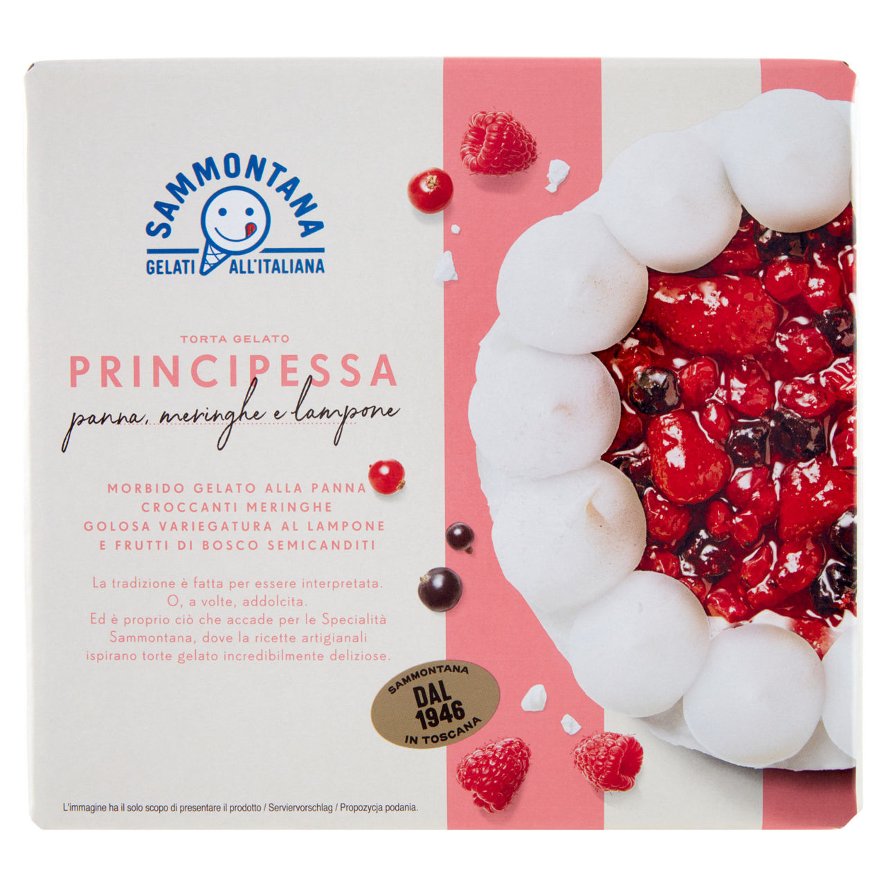 Torta gelato Principessa 450 gr