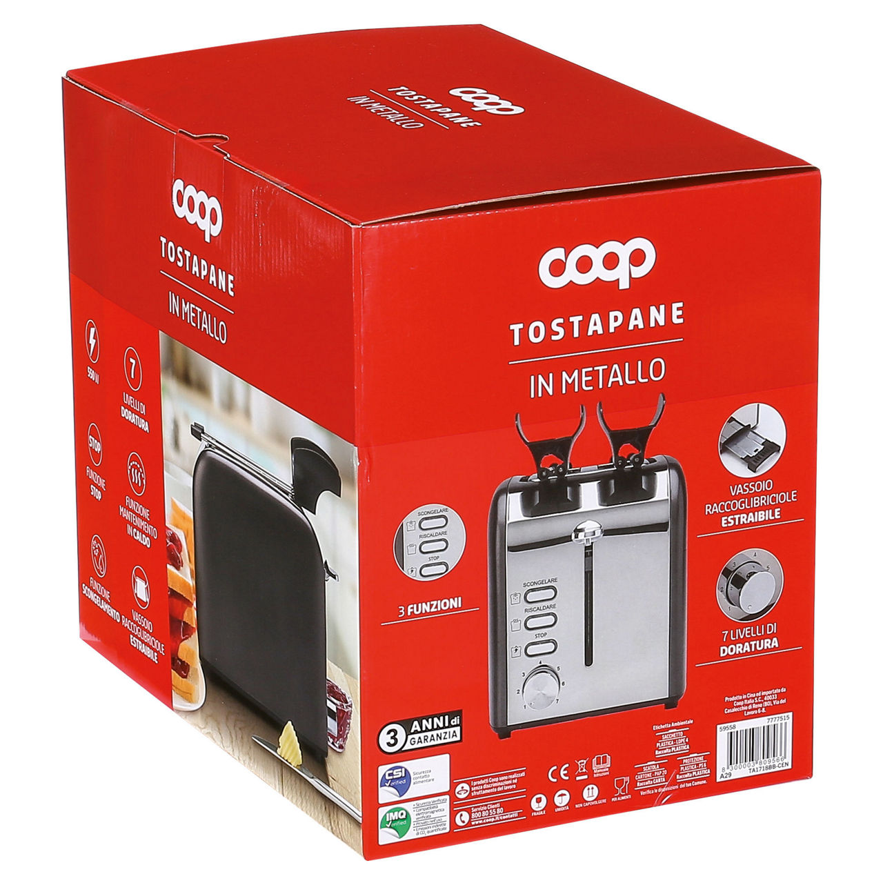 Tostapane in metallo - Immagine 11