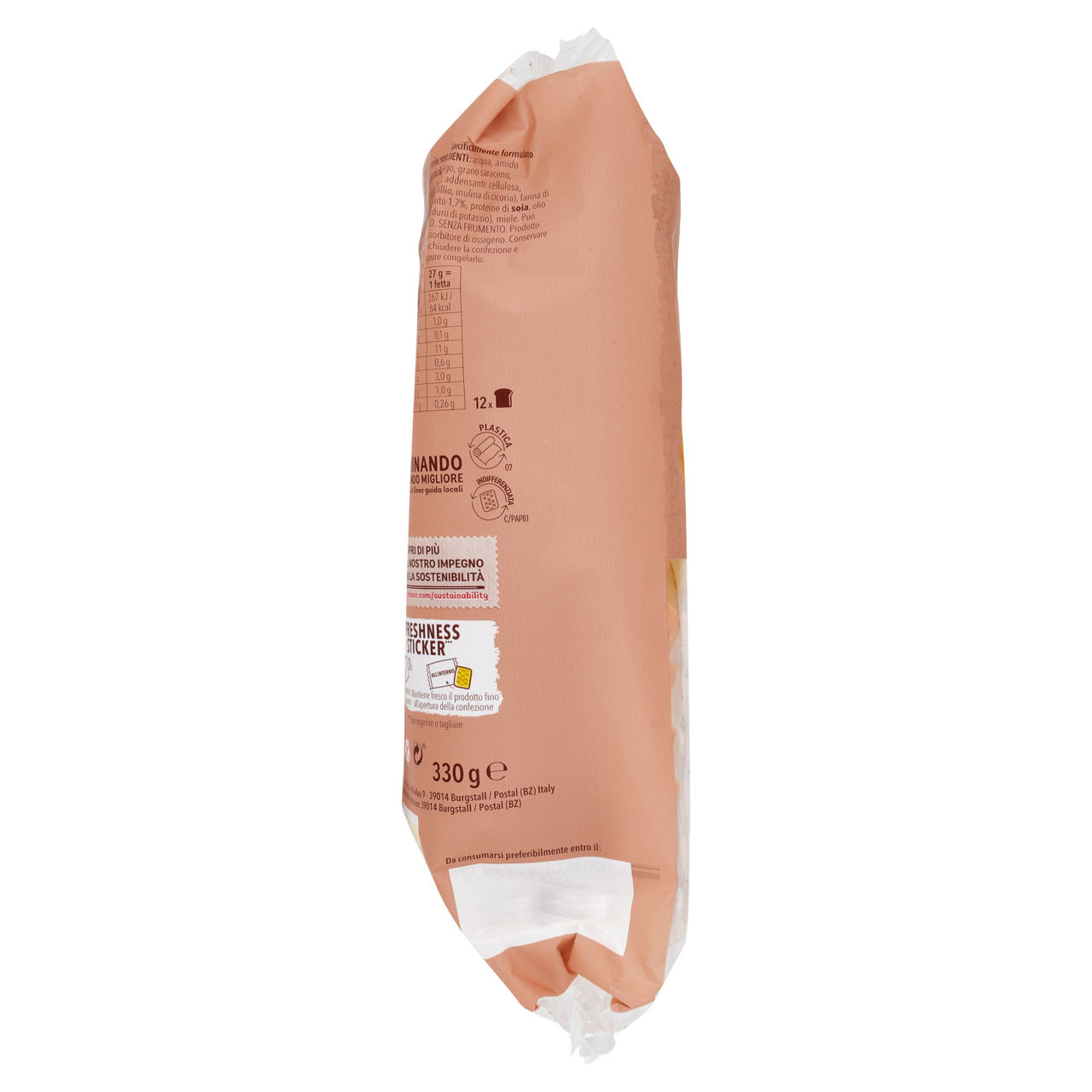 Pane integrale a fette senza glutine e senza lattosio 330 gr - Immagine 51
