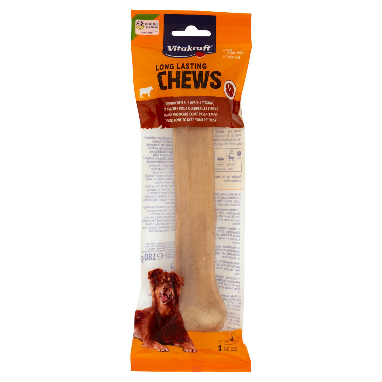 Chews osso 22cm vitakraft pz 1 - Immagine 01