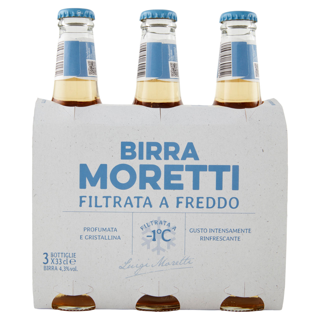 Birra moretti filtrata a freddo 4 gradi bottiglia cluster ml 330 x 3 - Immagine 11