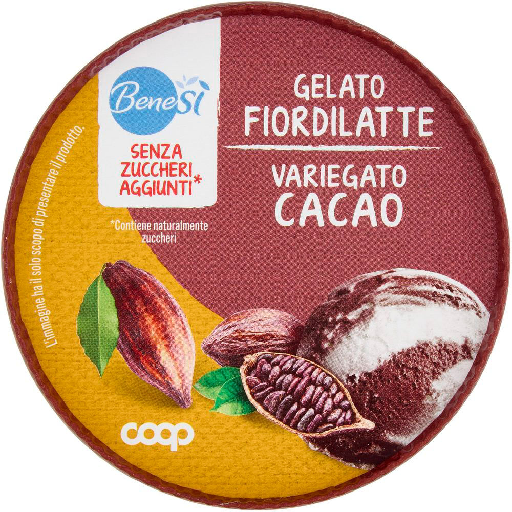 Gelato fiordilatte variegato al cacao senza zuccheri aggiunti 250 gr - Immagine 41