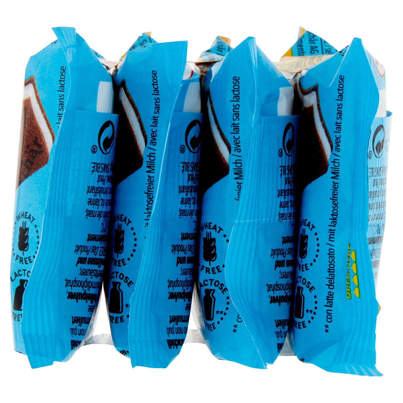 Merenda dolce con pan di Spagna e farcitura al latte delattosato 104 gr - Immagine 41