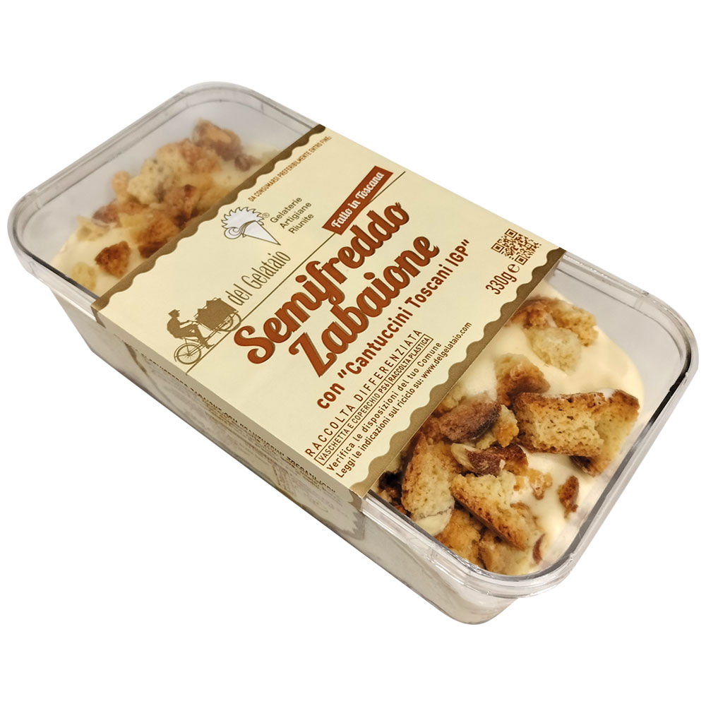 Semifreddo allo zabaione con Cantucci Toscani IGP 300 gr