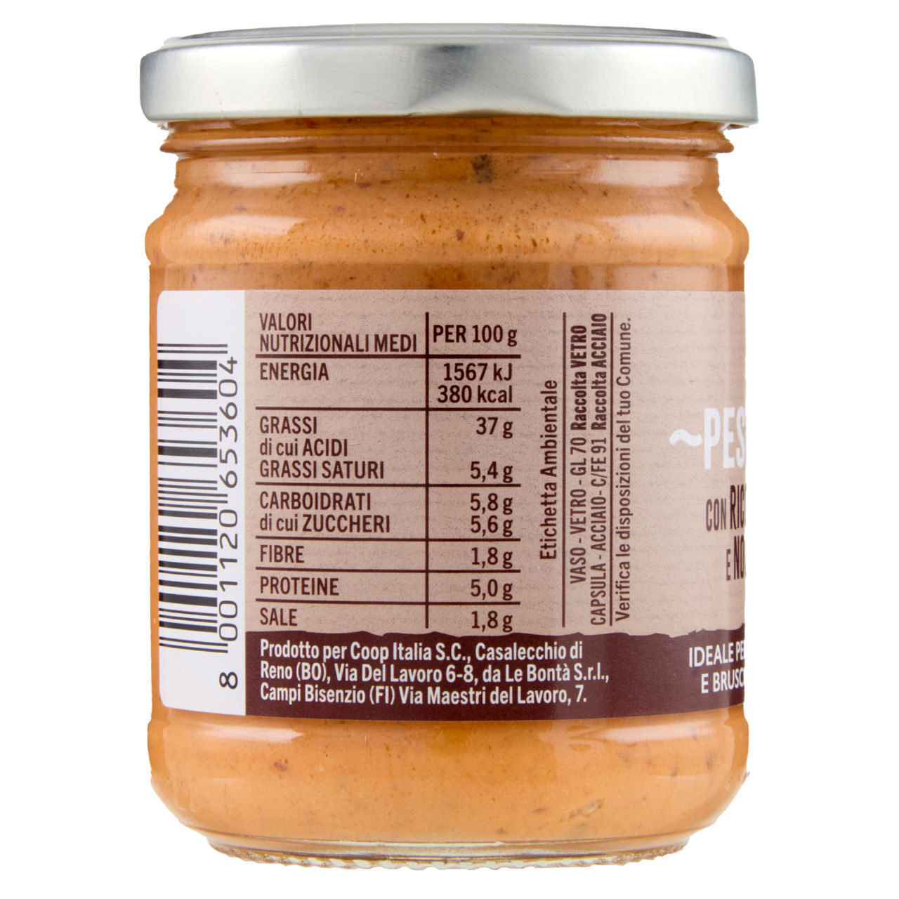 Pesto ricotta e noci 180 gr - Immagine 51