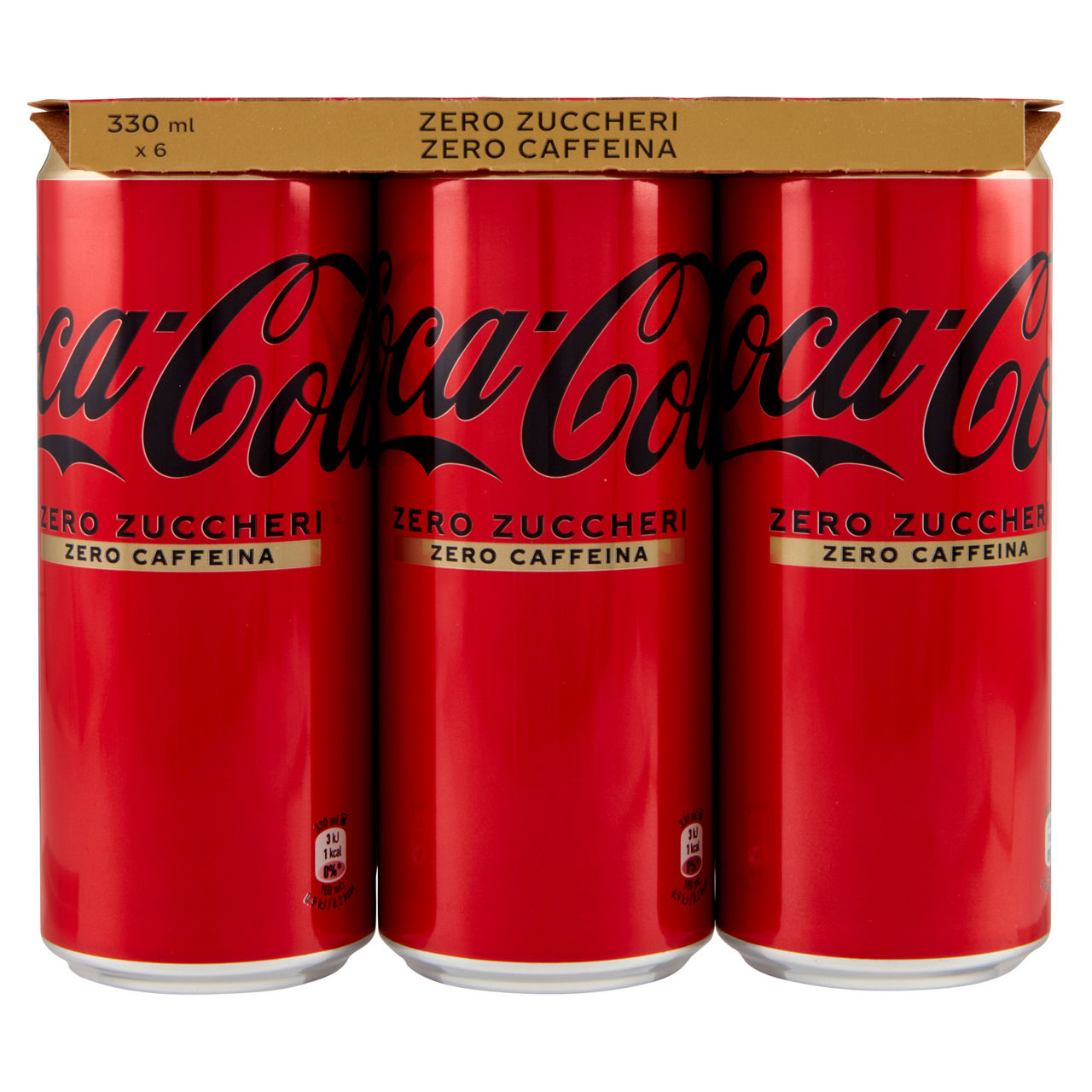 Coca-cola zero senza caffeina in lattina 6 pz x 330 ml - Immagine 11
