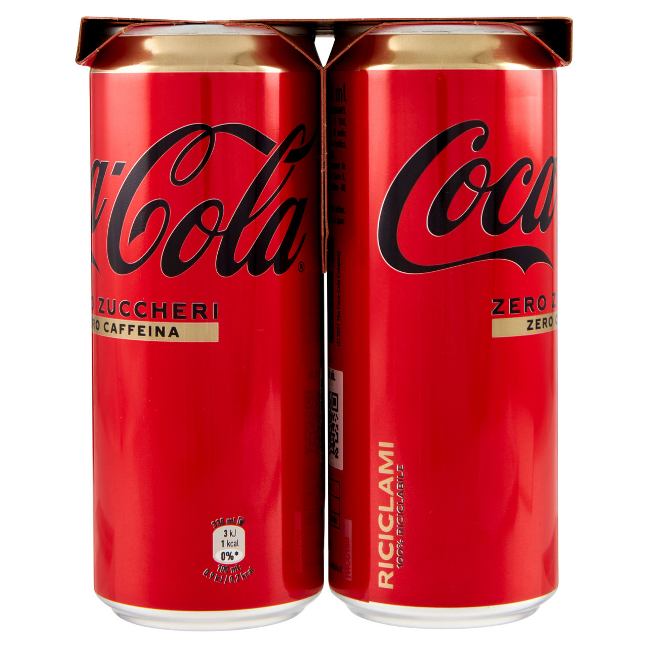 Coca-cola zero senza caffeina in lattina 6 pz x 330 ml - Immagine 41