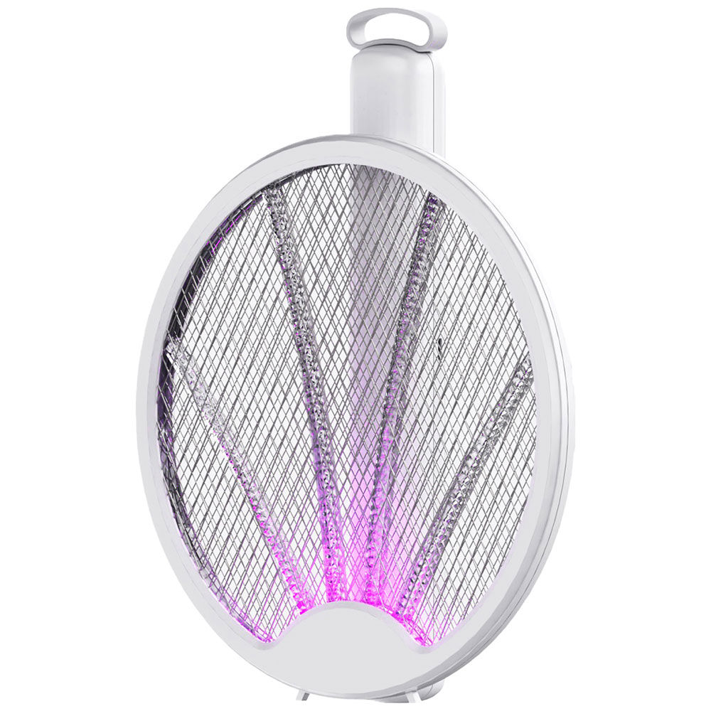 Racchetta antizanzare pieghevole ricaricabile con luce led - Immagine 11
