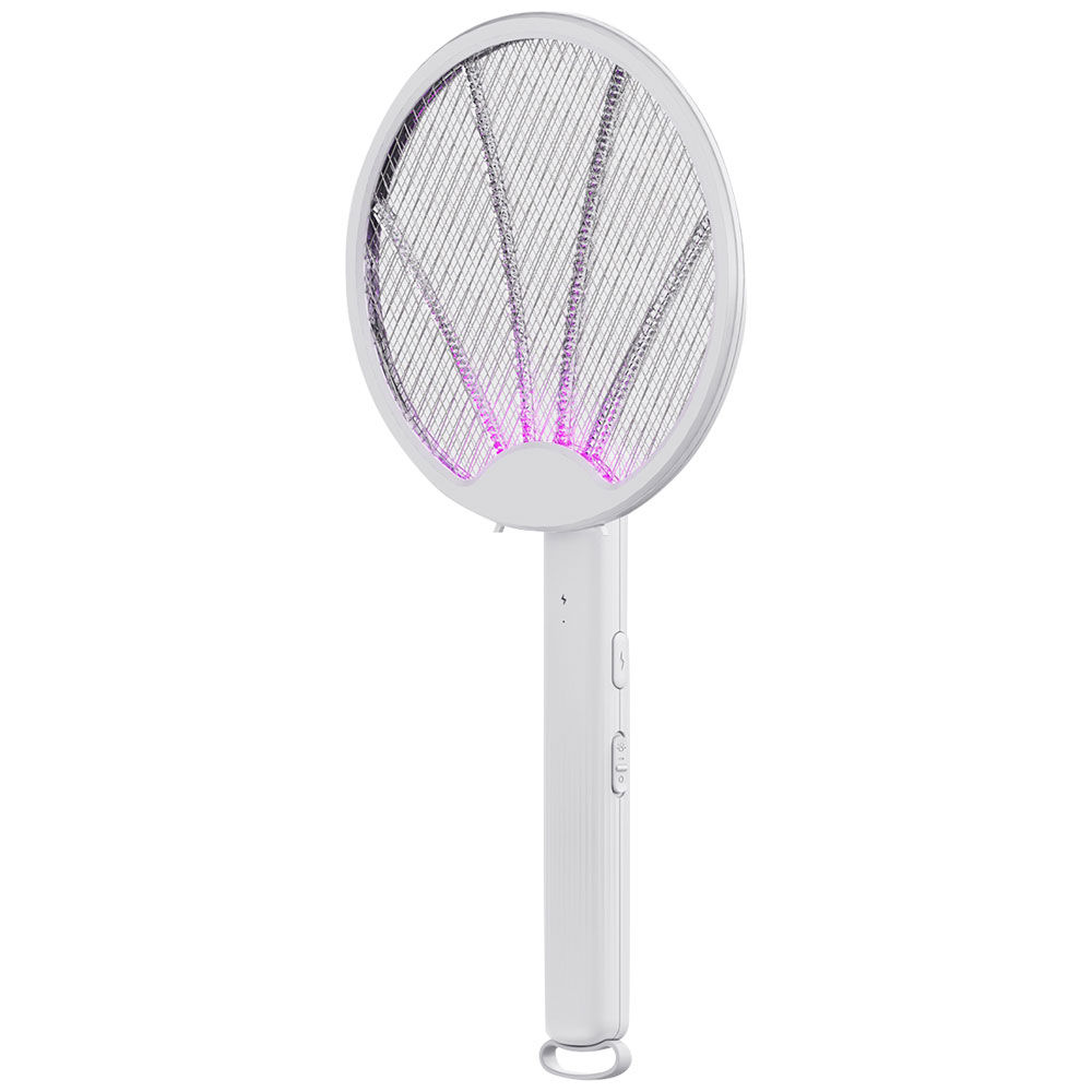 Racchetta antizanzare pieghevole ricaricabile con luce led