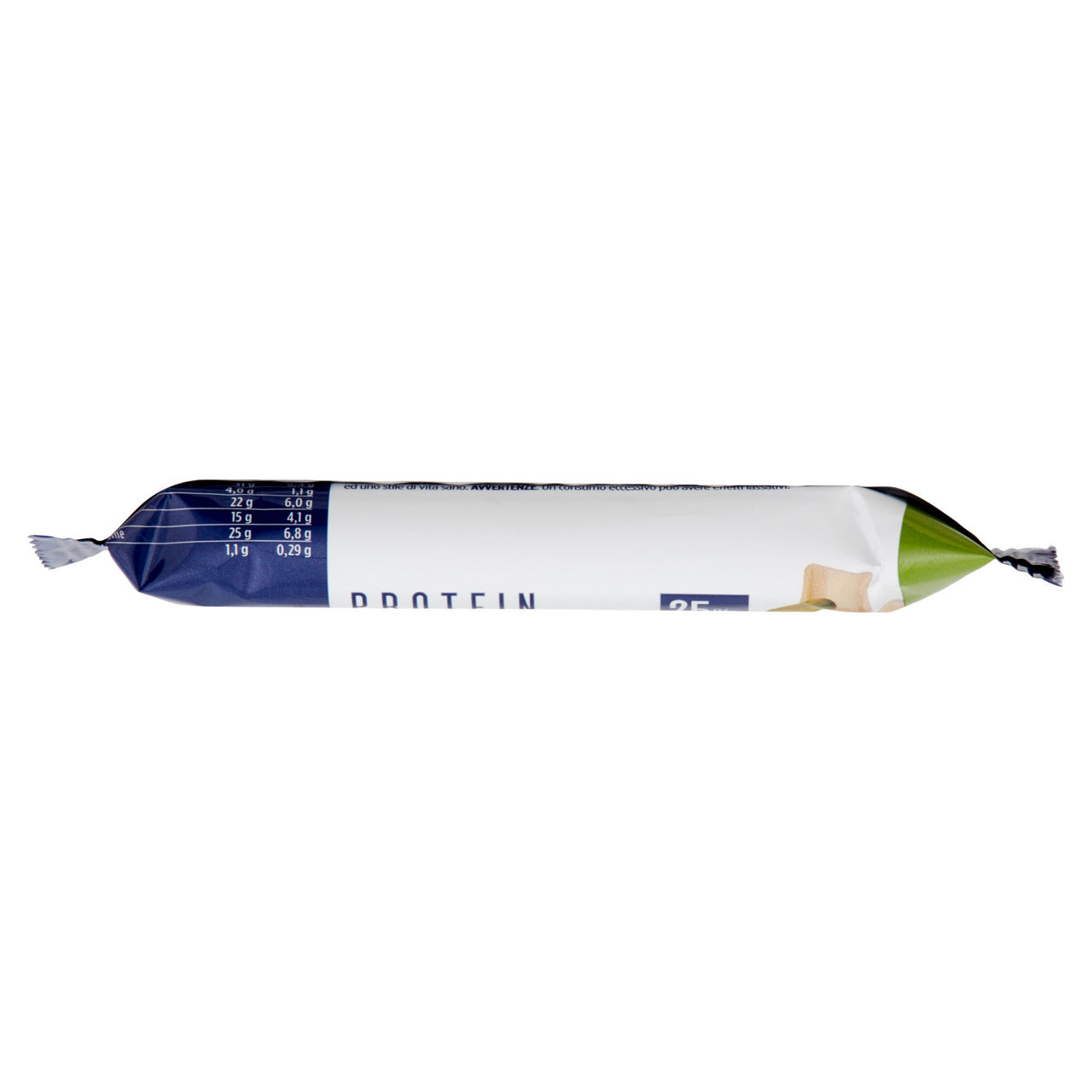 Barretta proteica con pistacchio ricoperta di cioccolato bianco 27 gr - Immagine 11