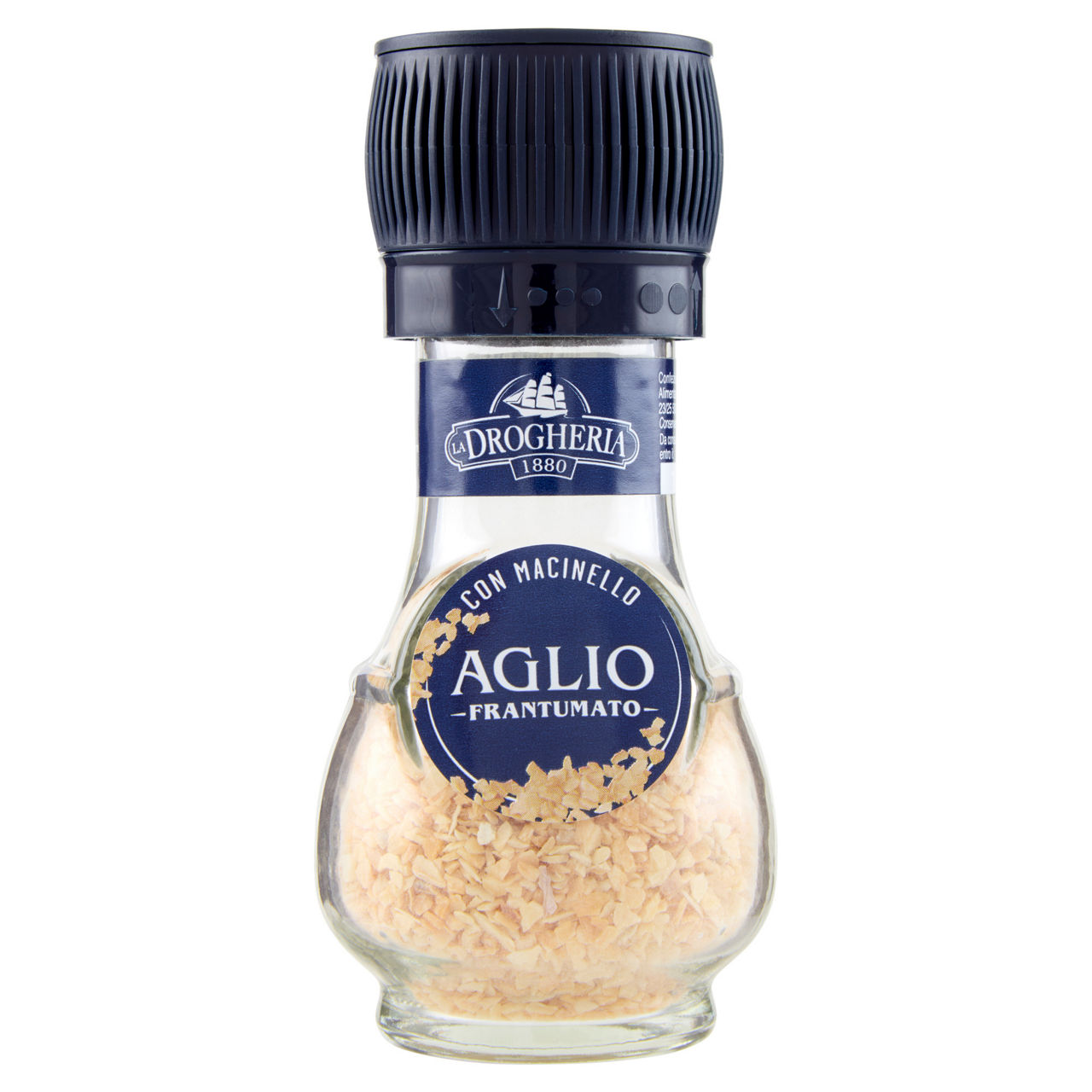Aglio frantumato con macinello 50 gr