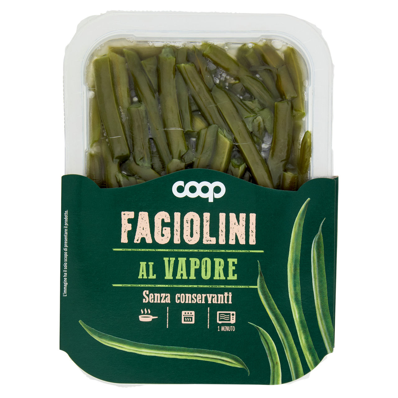 Fagiolini al vapore 250 gr - Immagine 01