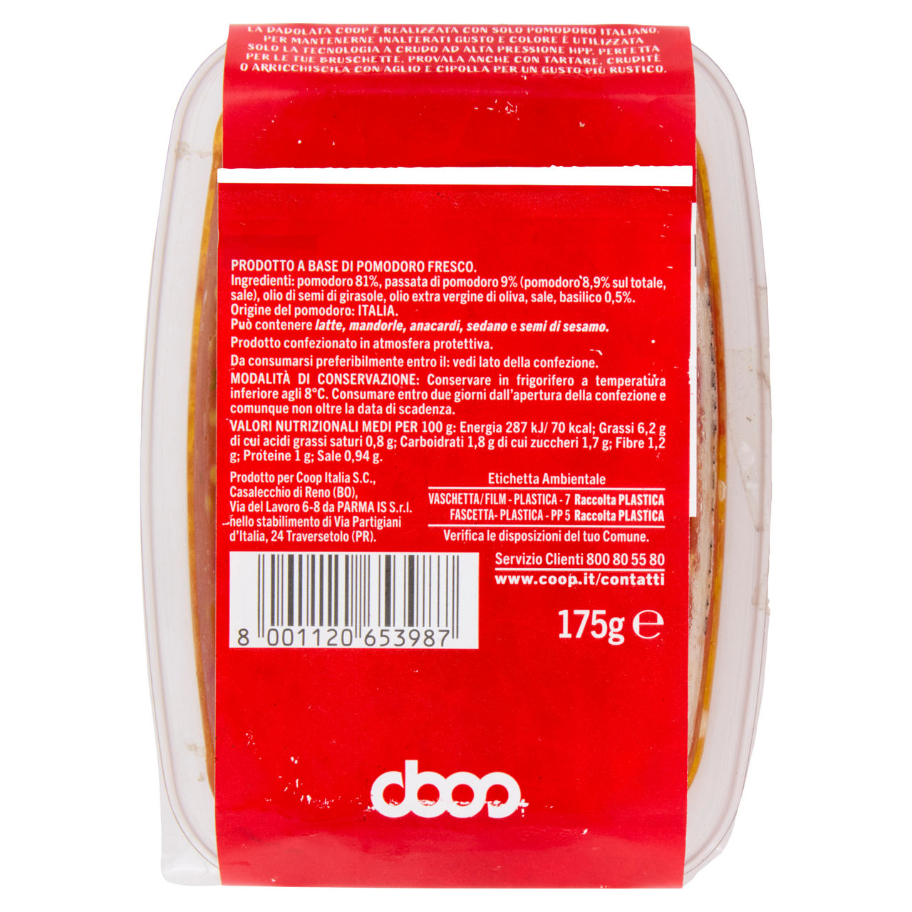 Dadolata di pomodoro fresca 175 gr - Immagine 31