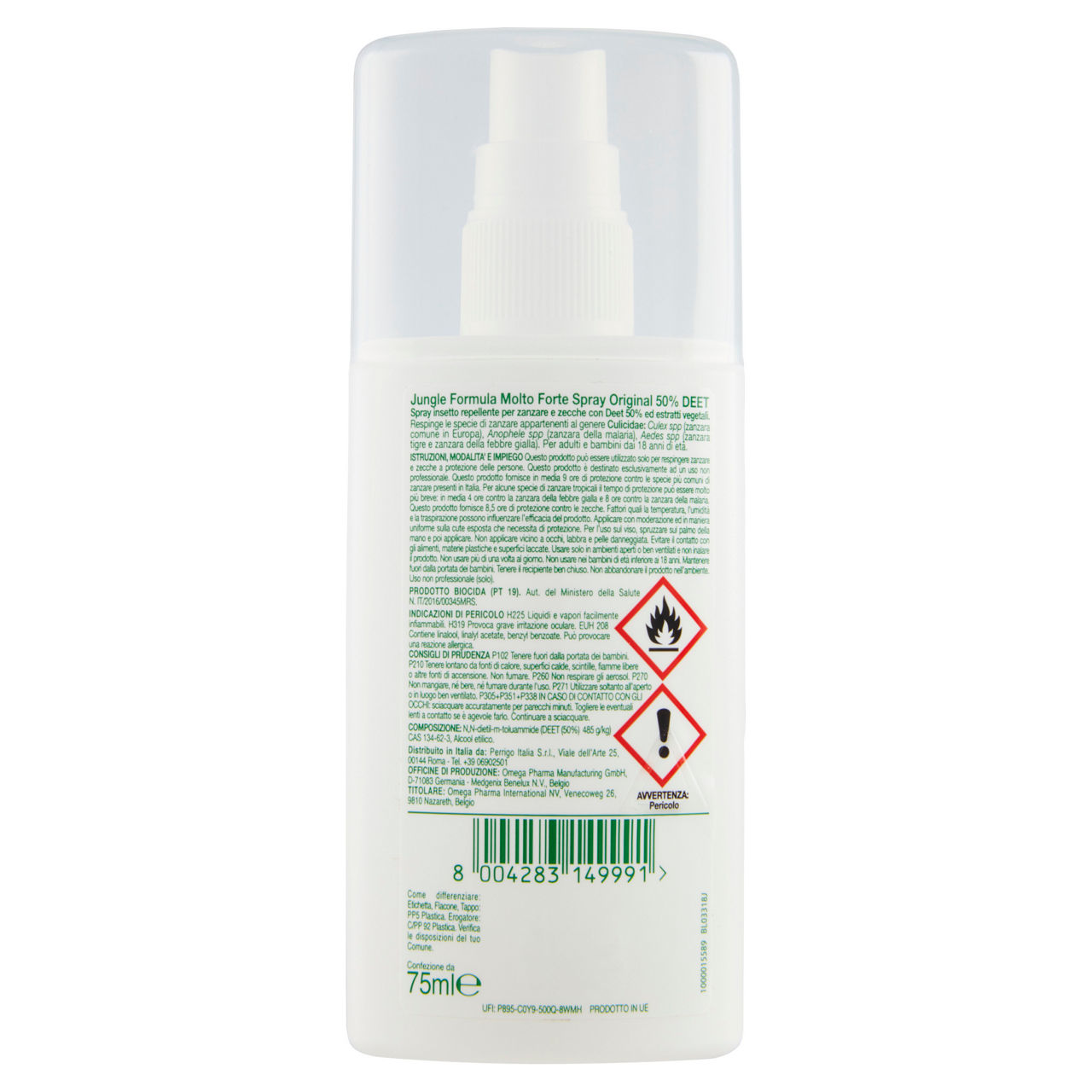 Repulsivo antizanzare spray jungle formula molto forte ml 75 - Immagine 21
