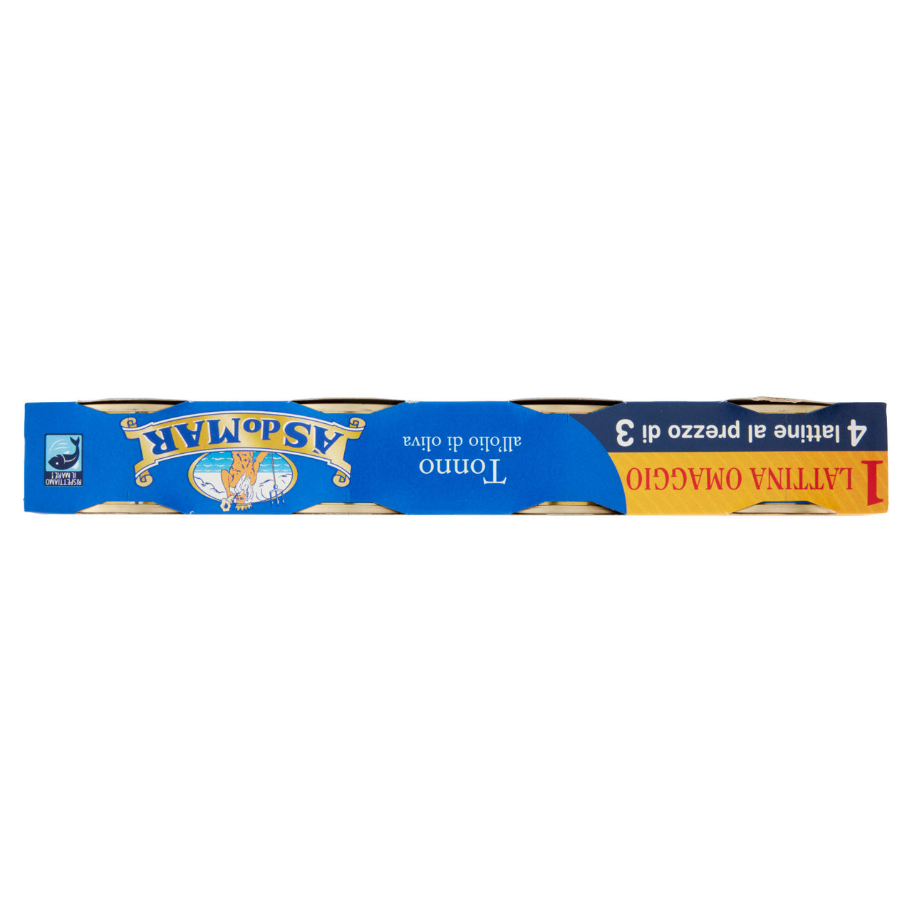 Tonno olio d'oliva + omaggio asdomar 70g x 3 g 210 - Immagine 31