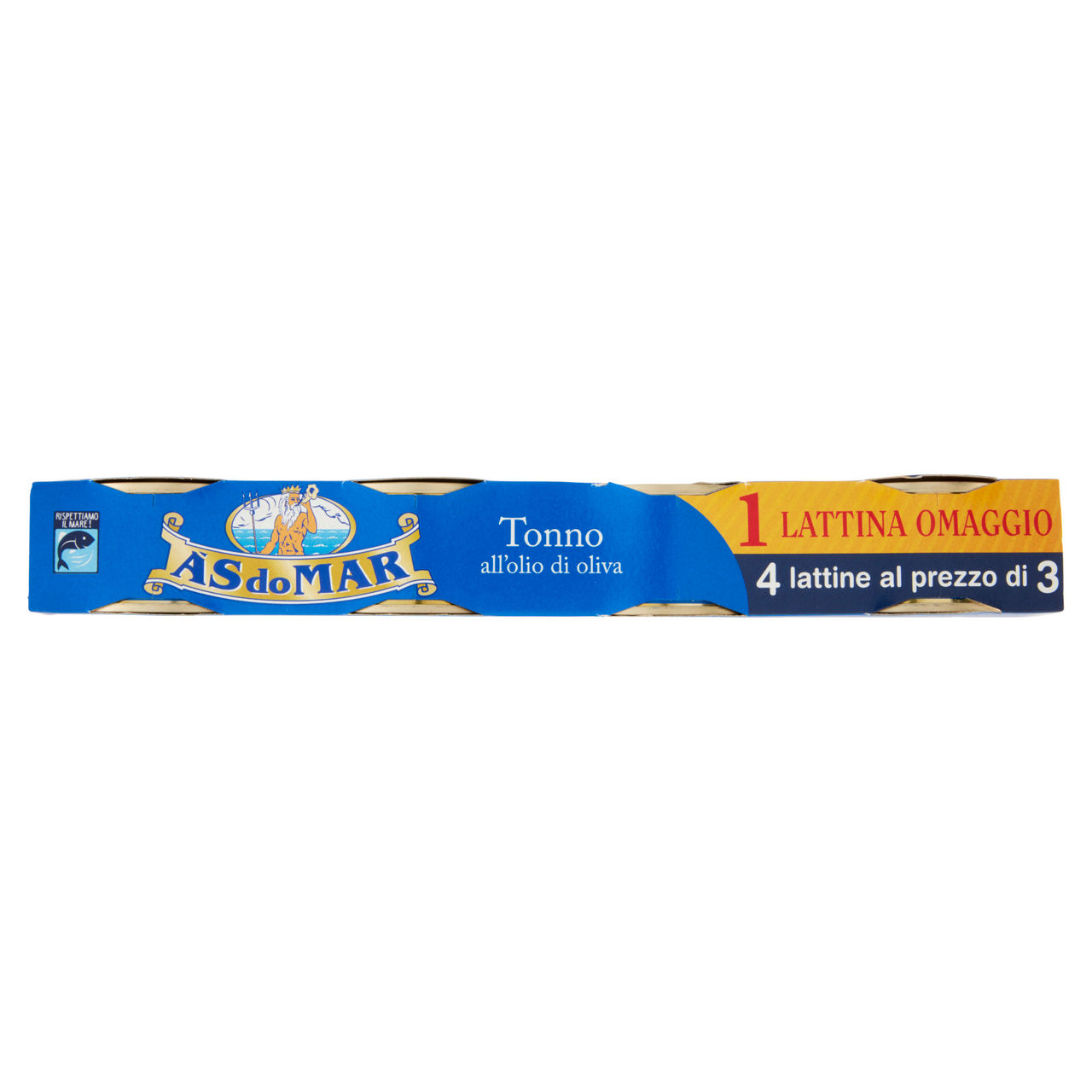 Tonno olio d'oliva + omaggio asdomar 70g x 3 g 210 - Immagine 11