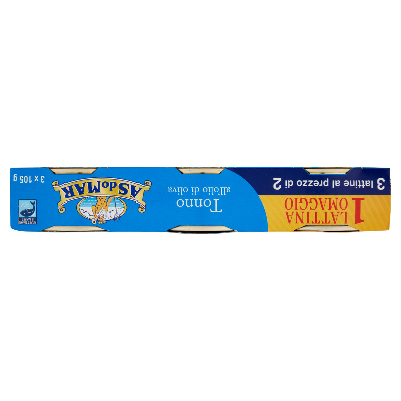 Tonno olio d'oliva + omaggio asdomar105g x 2 g 210 - Immagine 41