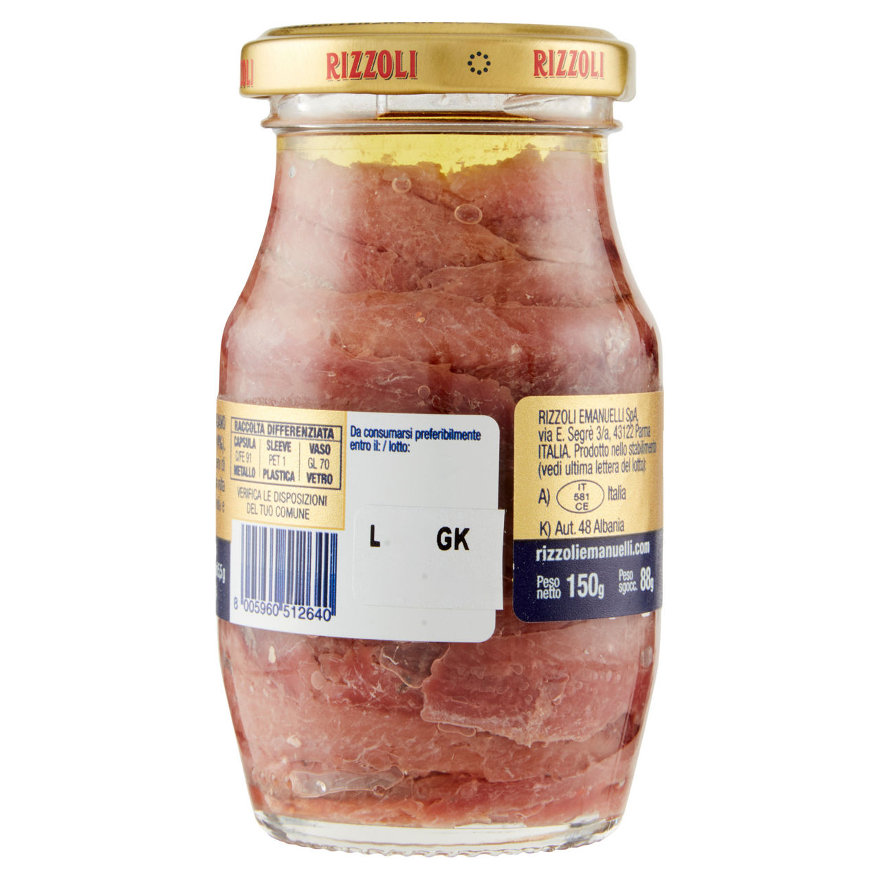 Filetti di alici in olio 100% italiano 150 gr - Immagine 21