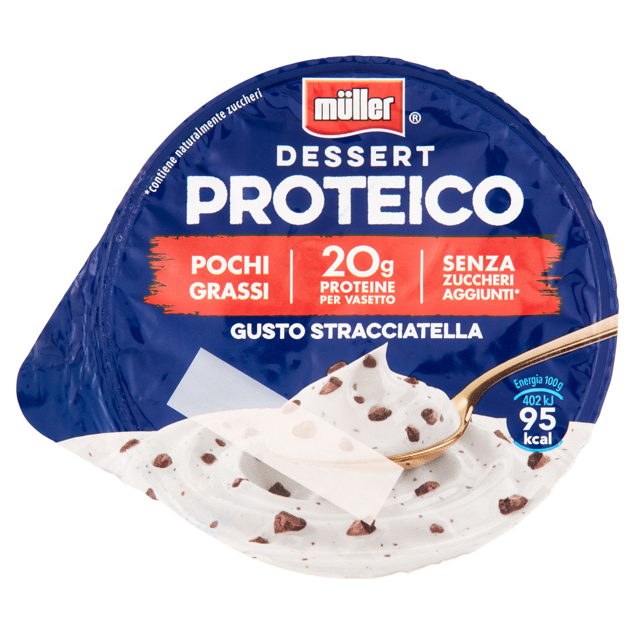 Dessert proteico alla stracciatella 200 gr - Immagine 01
