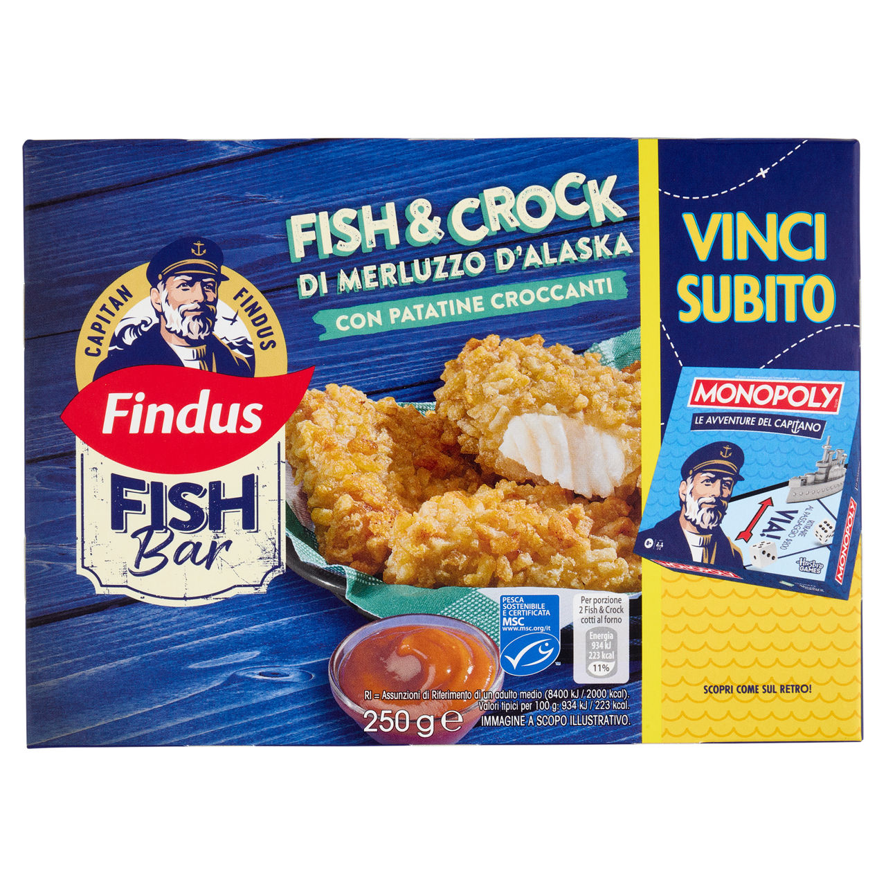 Crocchette di merluzzo d'Alaska 250 gr - Immagine 01